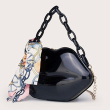 Load image into Gallery viewer, Luxury Lip Talk Chain Bag

