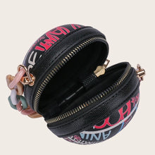 Load image into Gallery viewer, Mini Retro Graffiti Ball Bag
