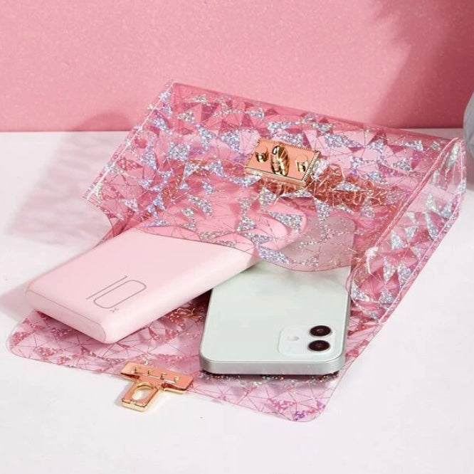 Glitter Jelly Chain Bag