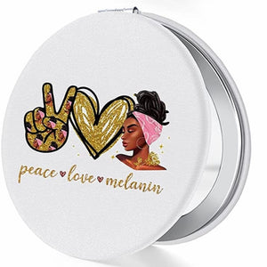 Black Girl Magic Mini Purse Mirror