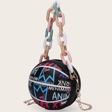 Load image into Gallery viewer, Mini Retro Graffiti Ball Bag
