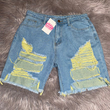 Load image into Gallery viewer, Lemon Drop Jean Shorts
