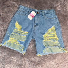 Load image into Gallery viewer, Lemon Drop Jean Shorts
